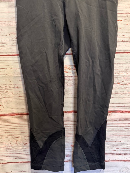 Lululemon Throwback Inspire High-
Rise Crop 21" in Graphite Grey / Black Sz 4 - Picture 6 of 14